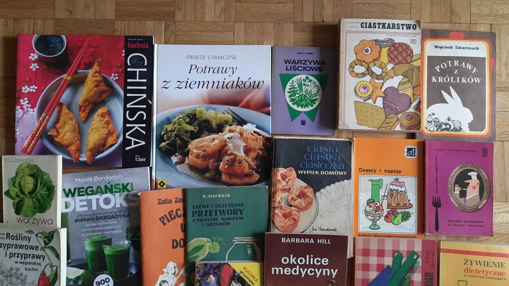 Sprzedam zestaw książek kucharskich