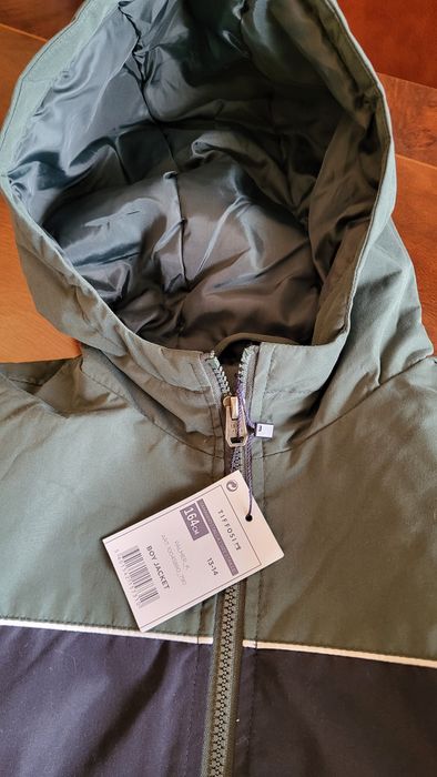 Blusão Tiffosi azul e verde escuro novo com etiqueta