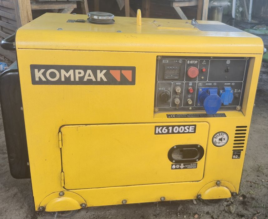 Генератр KOMPAK K6100SE з вихідною потужністю 5/5 кВт