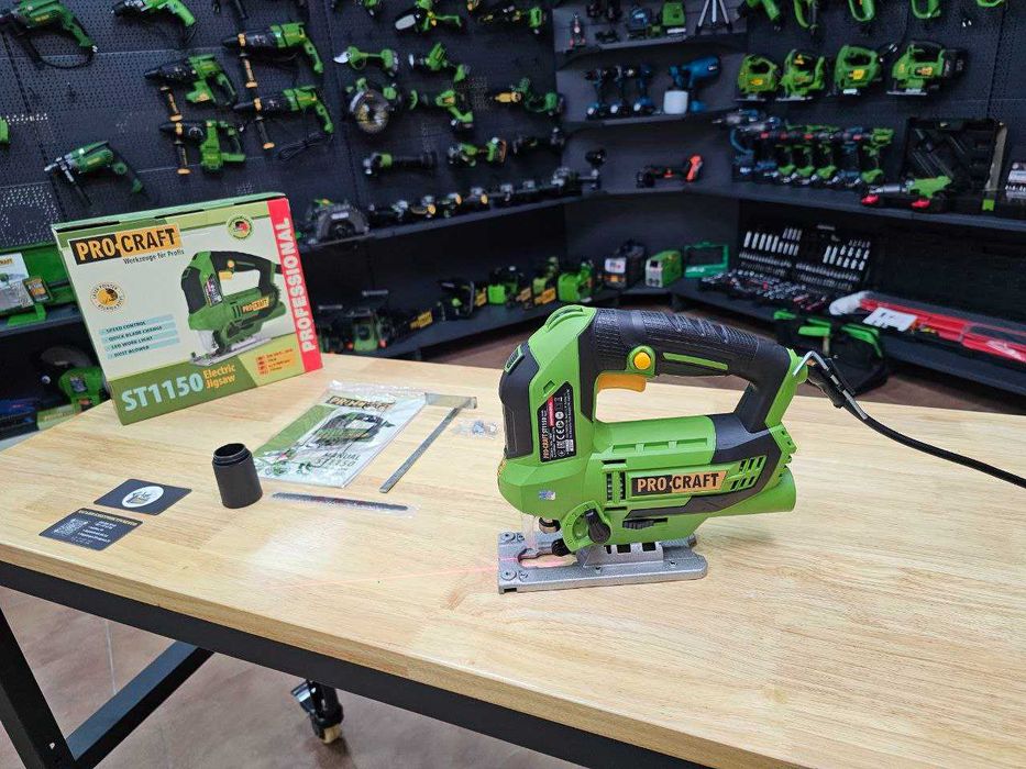 Лобзик Электролобзик ProCraft ST1150 Лазер Подсветка Медная Обмотка