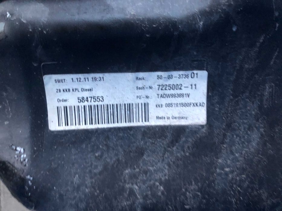 Bak Zbiornik Paliwa BMW F10 F11 530d 535d 525d 520d