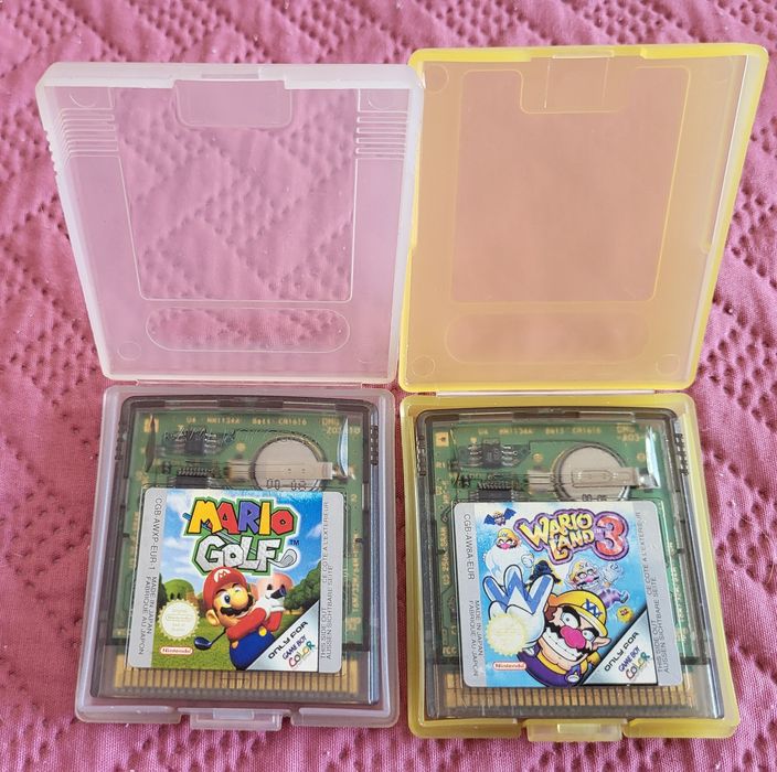 Vendo jogos para Gameboy