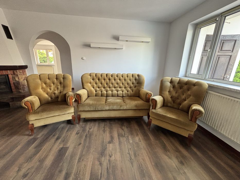 Zestaw wypoczynkowy chesterfield
