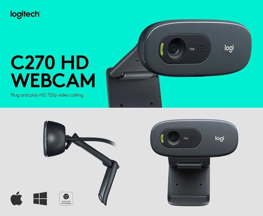 Веб-камера Logitech WebCam C270 HD