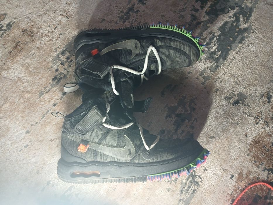 Найк оф вайт миди чёрные 40-41