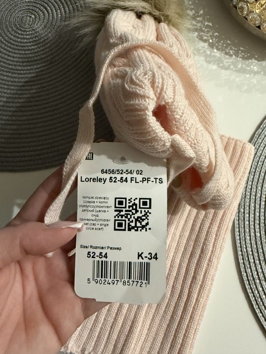 Czapka i komin dla dziecka