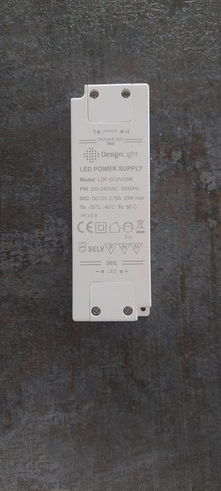 Zasilacz transformator do LED 33W 12V