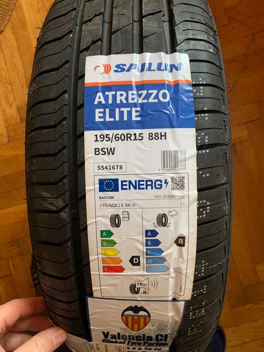 Абсолютно нові літні колеса Sailun 195/60R15 ATREZZO ELITE 88H BSW
