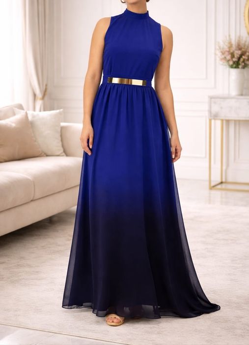 Elegancka suknia ombre oryginalna sukienka na wesele komunia xl 42