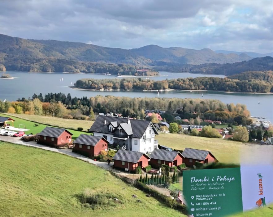 Pokoje z widokiem na J.Solińskie/ Polańczyk/Bieszczady