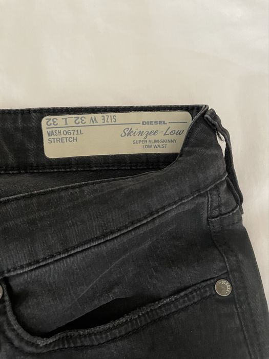 Diesel  jeansy spodnie damskie W32 L32 czarne