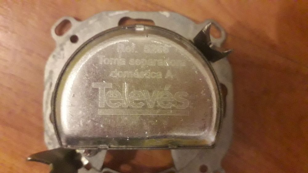 Tomada separadora doméstica A, Televés, ref 5266, 5 unidades