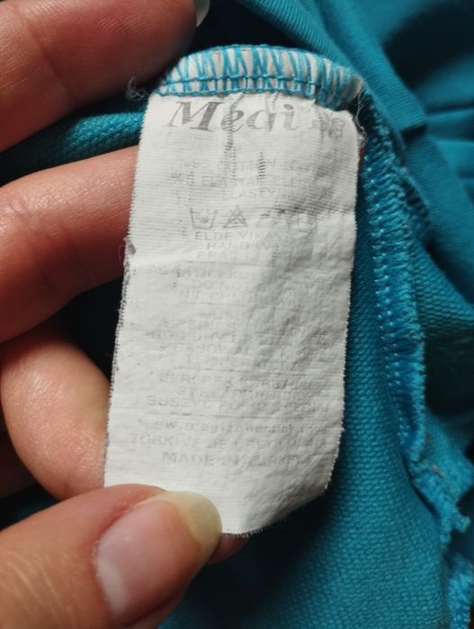 Megi xl bluza damska przez głowę kołnierz kieszenie