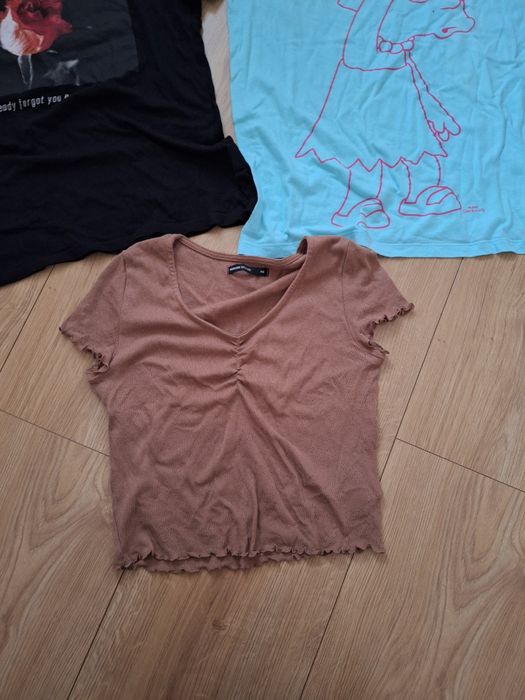 3szt. T-shirt koszulka kr.rękaw roz.S