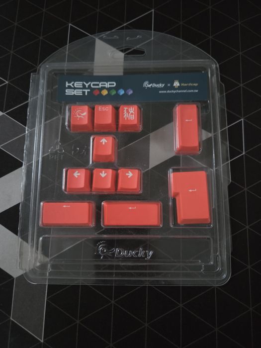 Ducky x Hardcap Keycap set (Cor Salmão)