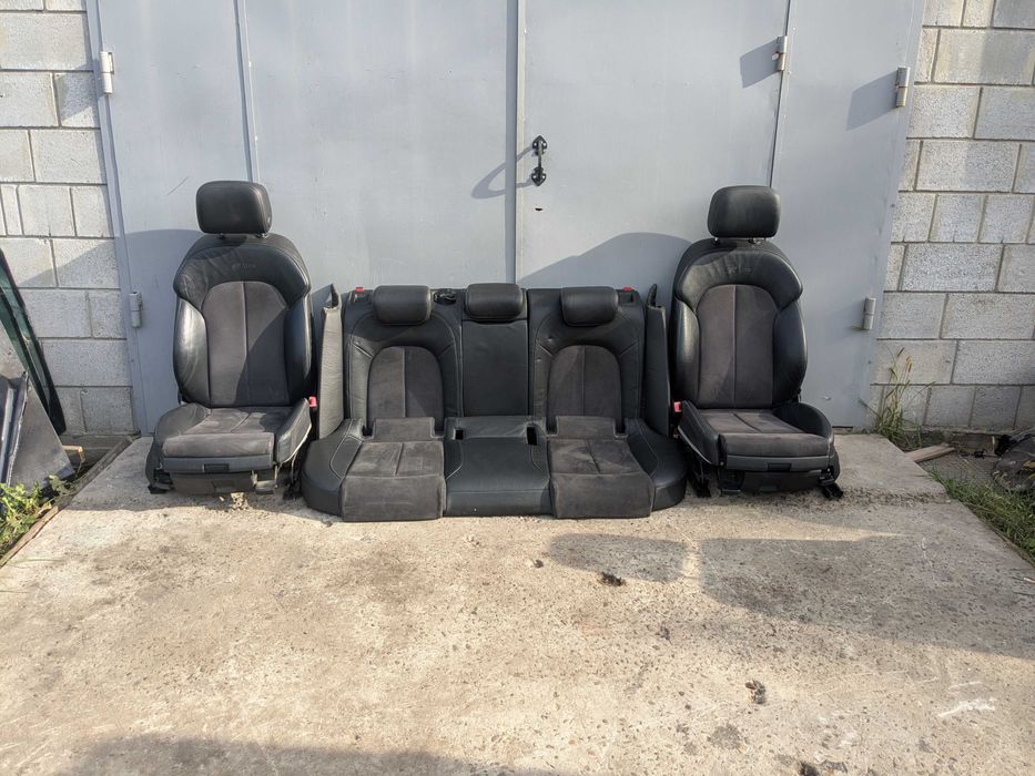 Салон Audi A6 C7 Recaro Підігрів Сидение Сідушки Кожа Алькантара Шкіра А6 Ц7 S-line