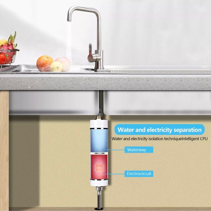 Mini Aquecedor de Água instantânea sem tanque cozinha Dusche Jardim