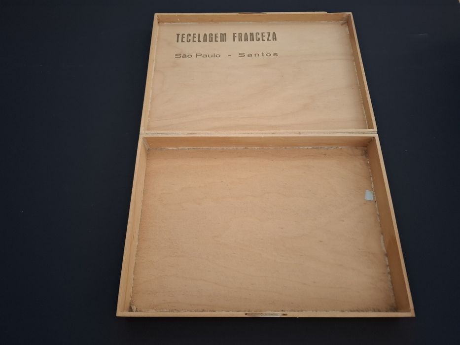 Caixa madeira com desenho