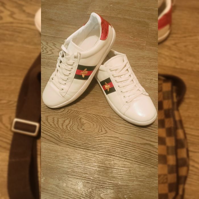 GUCCI белые кеды