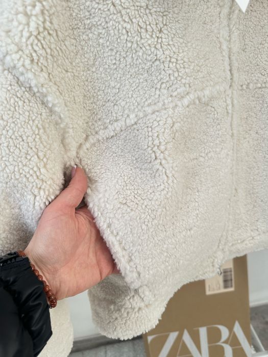 Трендова оверсайз шубка тедді куртка Zara s