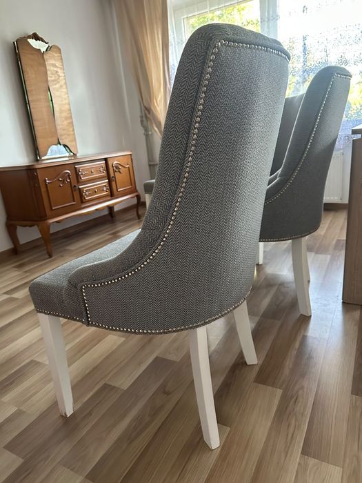 4 Krzesła  Glamour tapicerowane