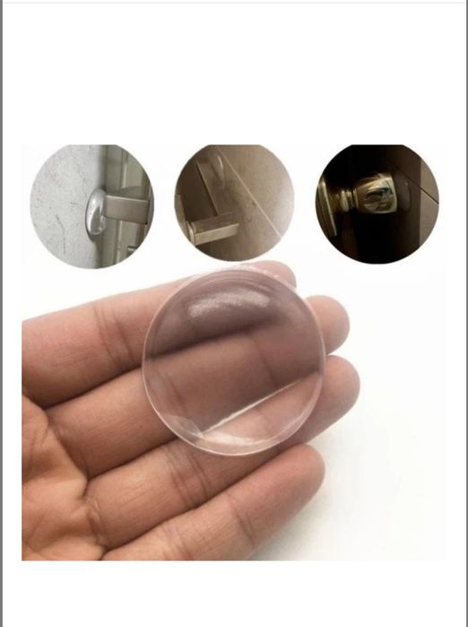 Стопор для дверей Xiamen демпфер d=40 мм h=8 мм силіконовий 6 шт Прозо