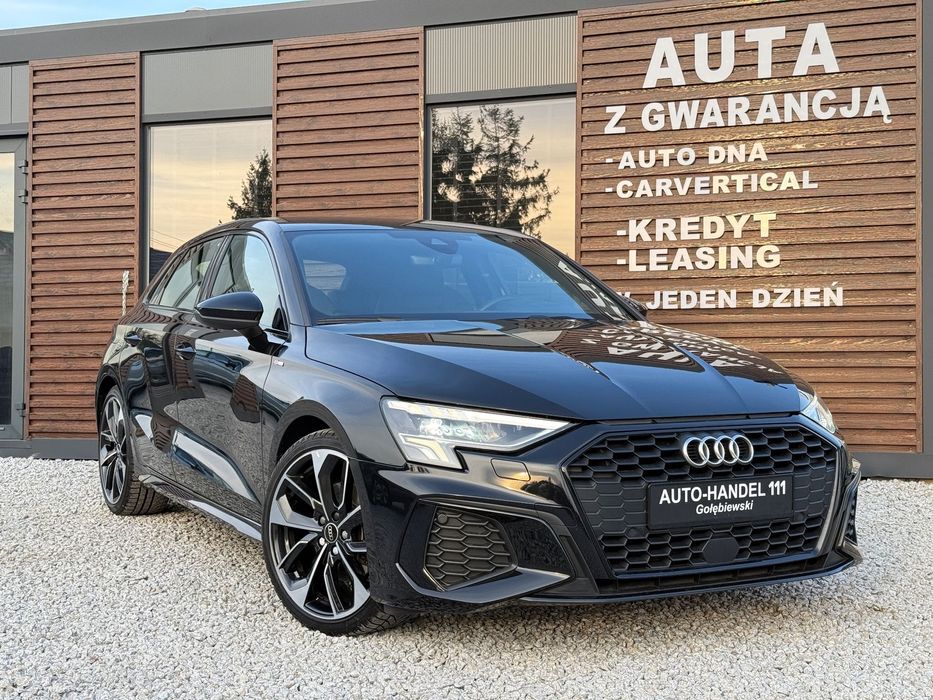 Audi A3 Sportback PIĘKNE !!! 3x S-line , Virtual , Matrix , Kamera cofania