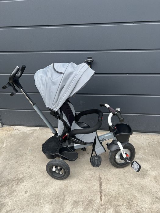 Rowerek trojkolowy Milly Mally  Movi szary