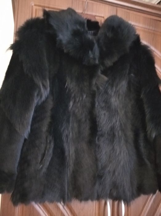 Шуба хутро вовк розмір xl