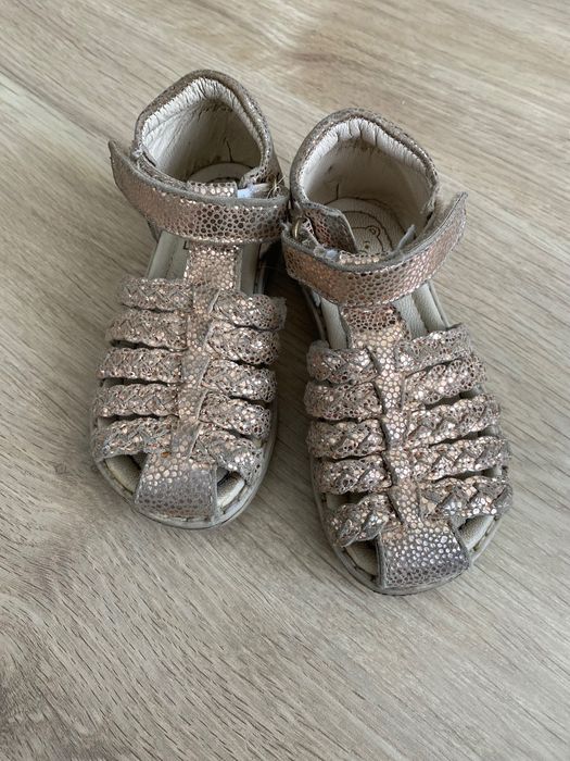 Sandały skórzane na rzepy Lasocki kids rozmiar 24