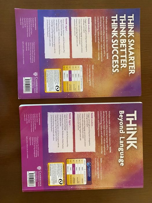 Livros "Think 2" cambridge - inglês