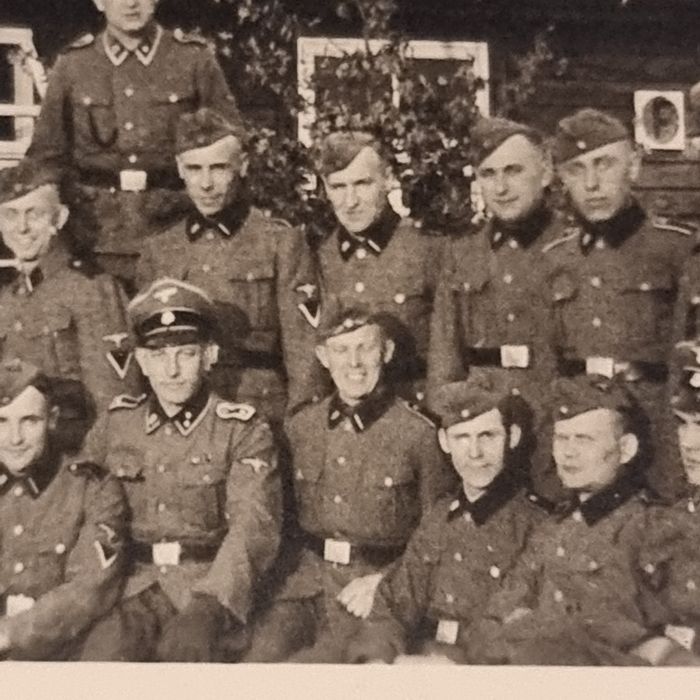 Zdjęcie żołnierzy Waffen SS 3 Rzesza Wehrmacht