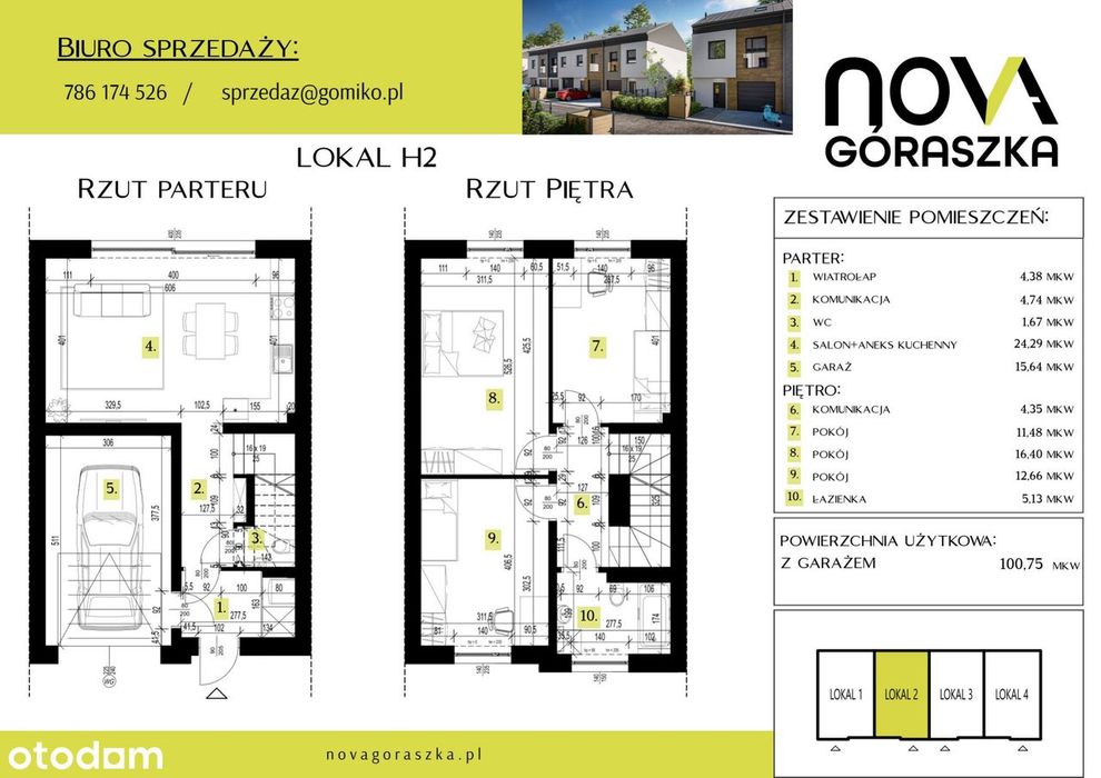 4-pokojowy dom 147,9 m2 + ogródek