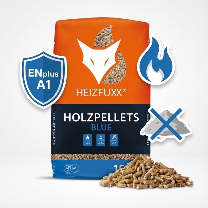 Pellet HEIZFUXX BLUE Certyfikowany En plus A1