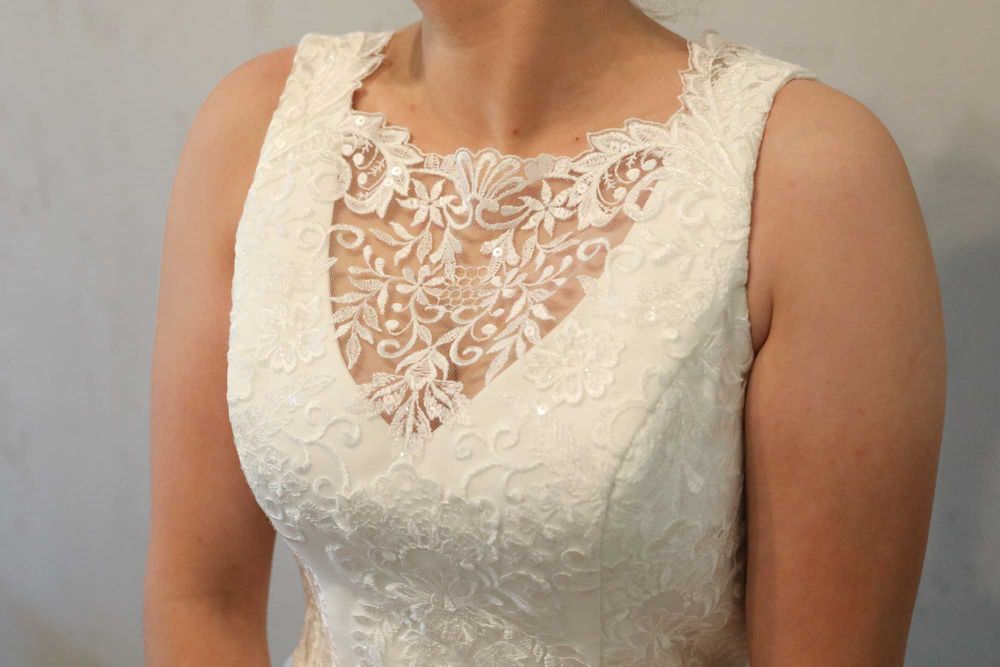 Suknia ślubna ivory r. M