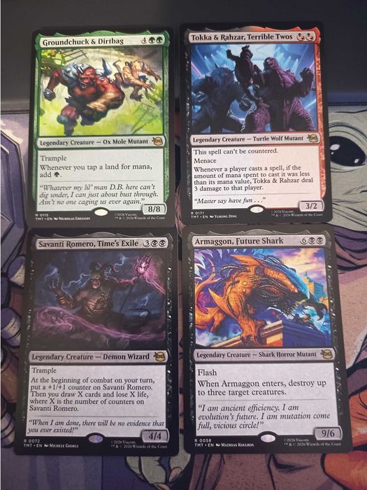TMNT Villains Pack | 4 Rare Cards MTG