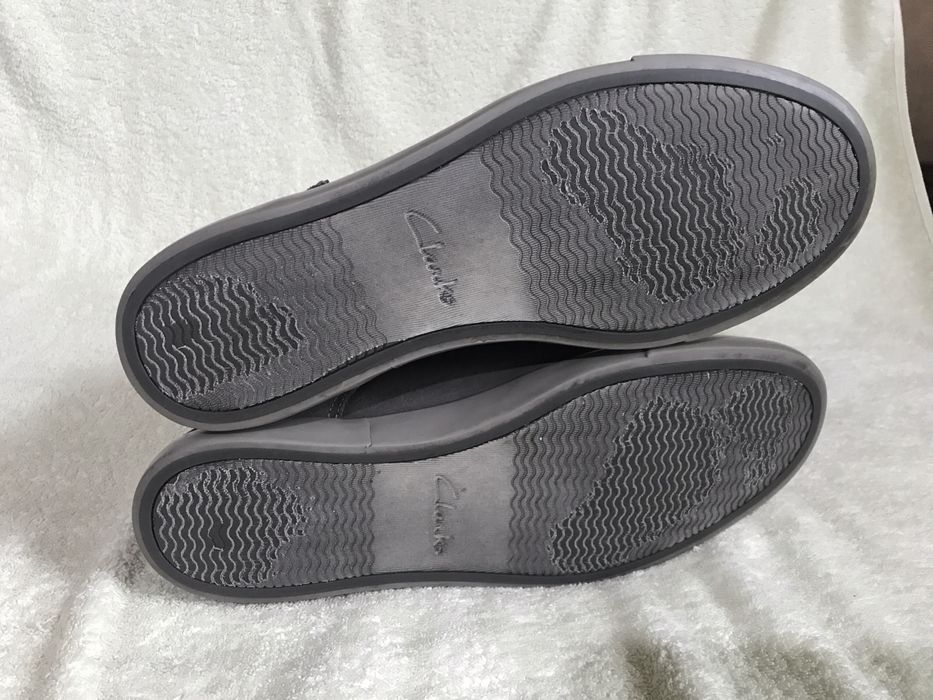 Теплые замшевые кеды Clarks. Размер 43/28.5 см