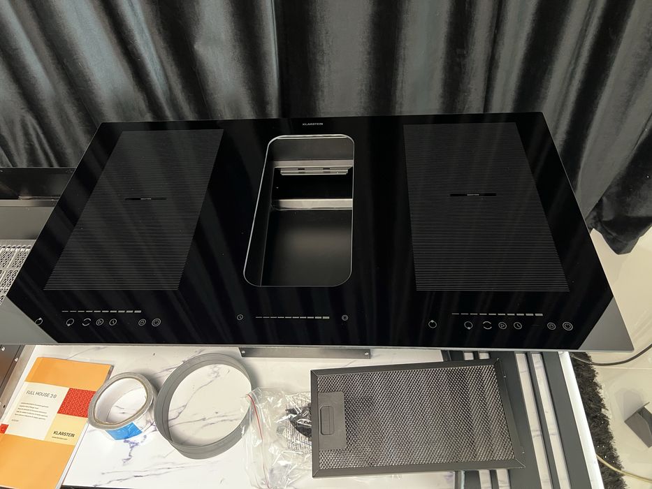 Індукційна плита і витяжка з Німеччини Klarstein Full House 10035259
