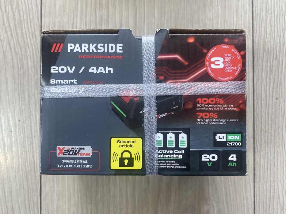 2x Akumulator Bateria Li-Ion Parkside 20V PAPP 204 A1 4Ah