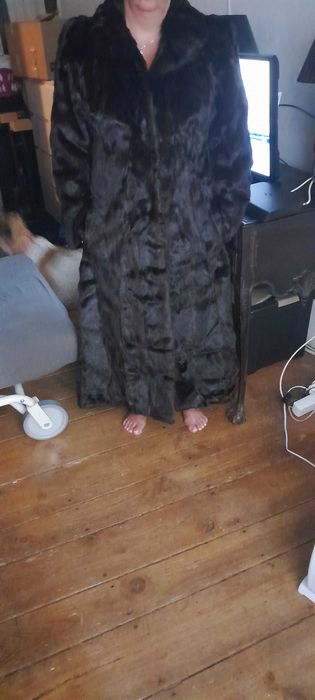 Casaco comprido de vison (pele de marta)64284105528067122