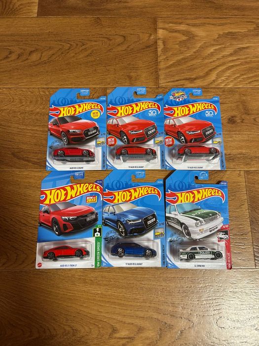 Hot Wheels Audi Rs 5 Rs 6 E Tron Red Blue BMW M3 Хот Вілс Мейн Ауді