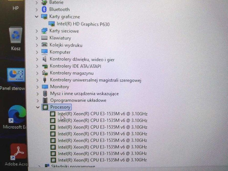 Laptop używany HP Zbook 15 G4 i7 16GB 512 SSD 15,6 FHD W11 GW FV