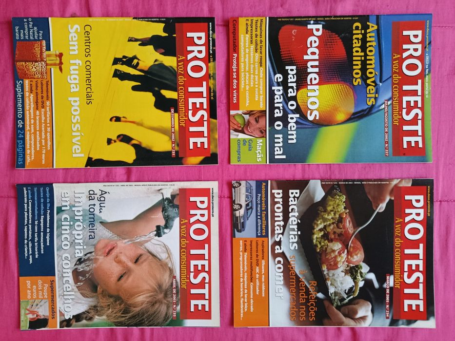 28 revistas PRO TESTE
