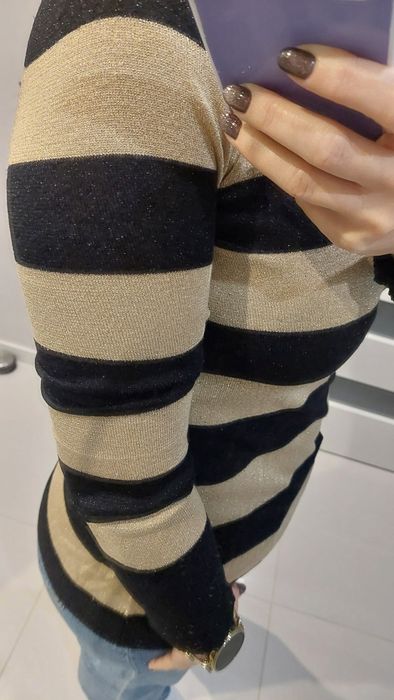 Sweter bluzka z dzianiny H&M. r.M