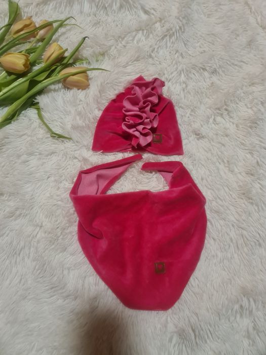 Zestaw * Zyzio&Zuzia * czapka/turban i chusta