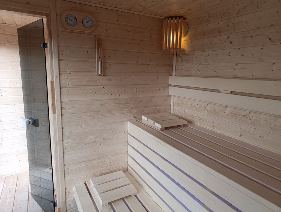 Sauna ogrodowa stojąca