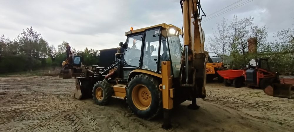 koparko ładowarka CAT 428c widły teleskop krokodyl 4x4 manual