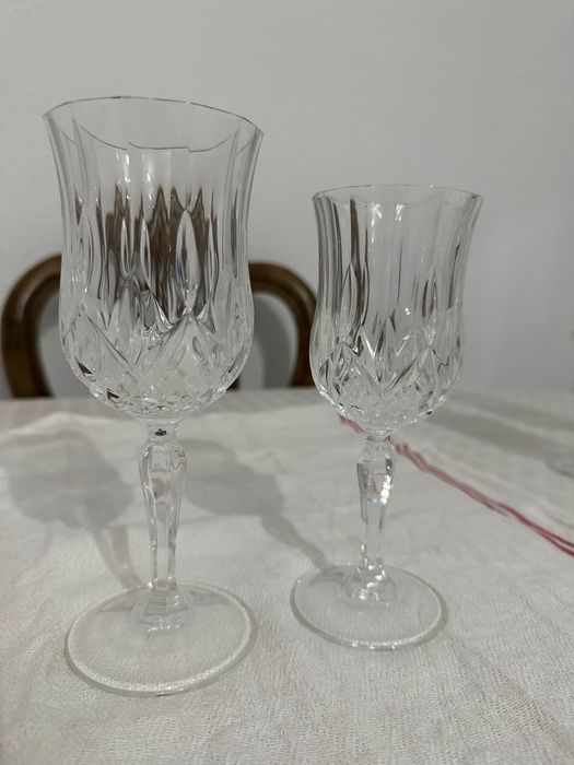 Copos + jarro cristal