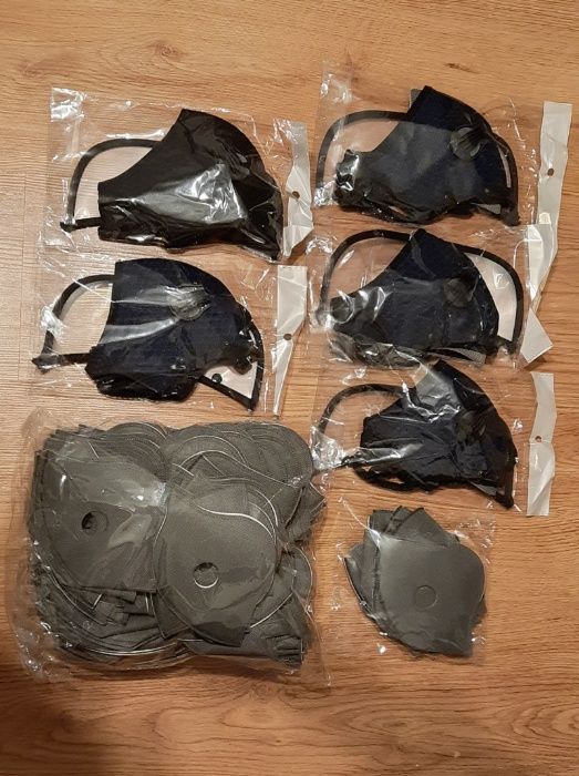 NOWA Maska sportowa antywirusowa N99 + 4 zaworki