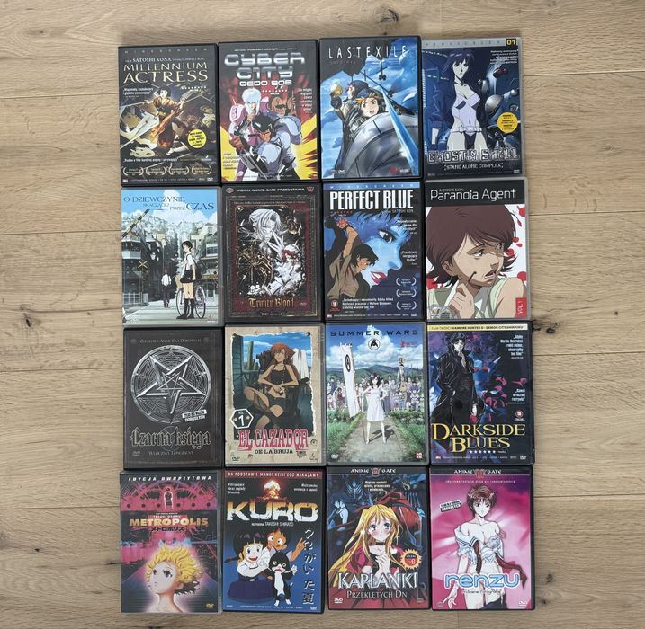 Anime DVD 12 filmów